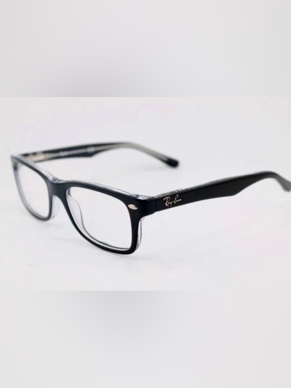 RAY-BAN RB 1531 3529 Black Eye Glasses Frame 48-16-130